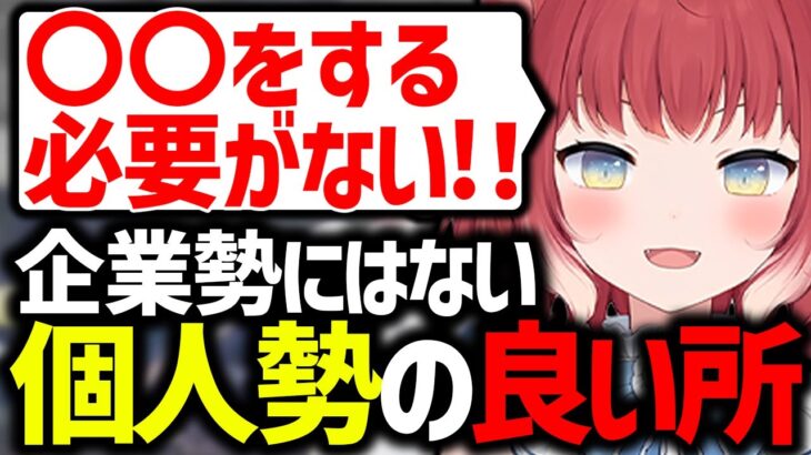 企業勢にはなく個人勢Vチューバーにしかない意外と良いところを話す赤見かるび【赤見かるび/切り抜き】【Only Down】