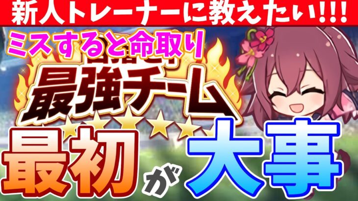 【イベント解説】最初が本当に大事!!!目指せ最強チームを編成せよ!!の最適手順攻略!!!/#ウマ娘