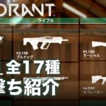 武器一覧 全17種 アニメーション＆壁撃ち映像 | VALORANT（ヴァロラント）- EAA!!
