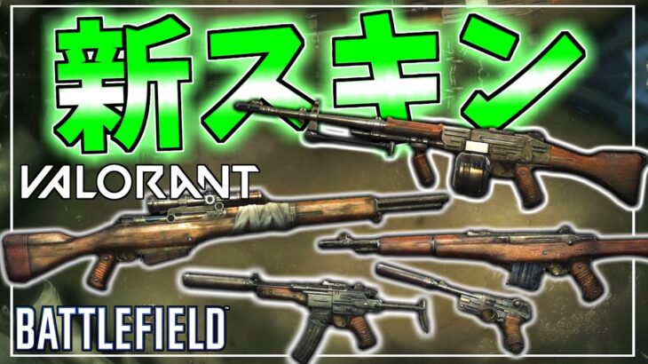 激安!? 第二次世界大戦風の武器スキンが登場!! まさにバトルフィールド!!【VALORANT/ヴァロラント】