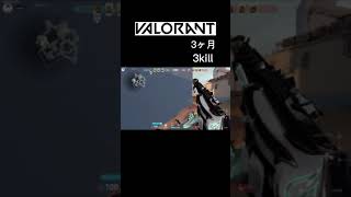 【VALORANT】 Headshot 3kill ヴァンダル×レイナ ヴァロラントToday’s clip  #beginner#Shorts