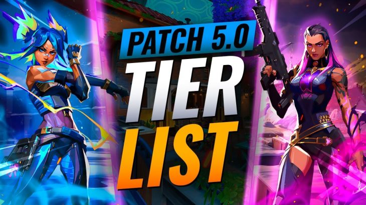 NEW UPDATE: BEST Agents Tier List! – Valorant Patch 5.0