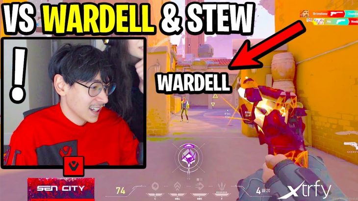 TENZ ON JETT PLAYS RANKED AGAINST WARDELL AND STEWIE2K!! (VALORANT)