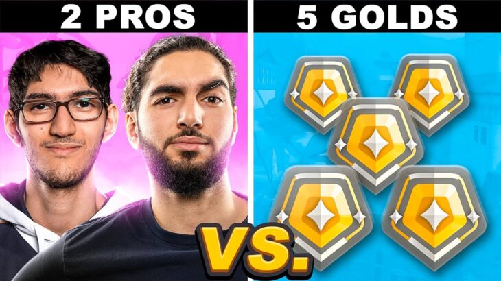 2 Pros vs 5 Golds REMATCH (Impossible VALORANT Challenge)