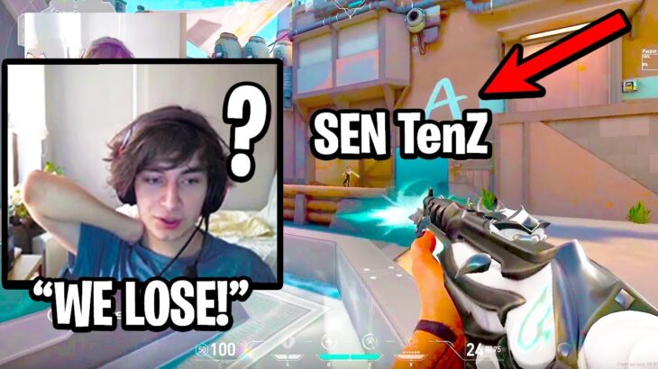 TENZ FROM SENTINELS BOOTCAMP PLAYS AGAINST 100T ASUNA AND V1 ZANDER IN RANKED GAME!! (VALORANT)
