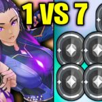 1 Radiant Legend VS 7 Iron Players! – Who Wins?
