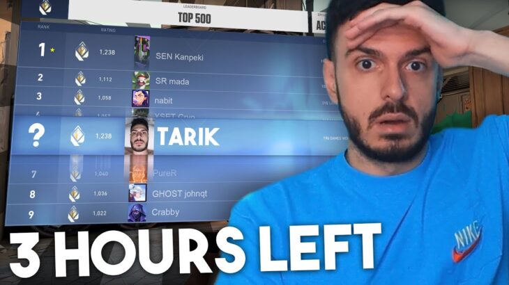 I GRINDED the last 3 DAYS of the ACT for RANK 1… | tarik | VALORANT
