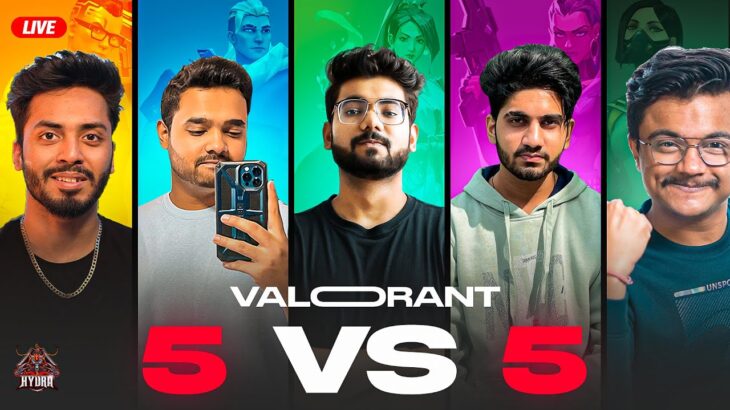 🔴LIVE : INDIAN Shroud in Valorant 5v5 Team HYDRA! 😂