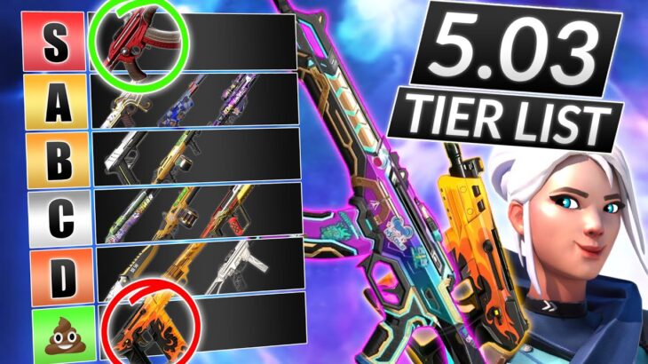 NEW PATCH 5.03 GUNS TIER LIST – BEST Weapons in Valorant to Rank Up Fast – Update Guide