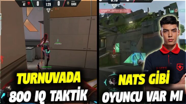 TURNUVADA 800 IQ TAKTİK!! NATS GİBİ OYUNCU VAR MI | VALORANT EN İYİ ANLAR #729