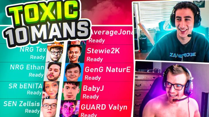 WHEN VALORANT 10 MANS GET TOXIC… (ft. SEN Zellsis, AverageJonas, Stewie2k & MORE!)