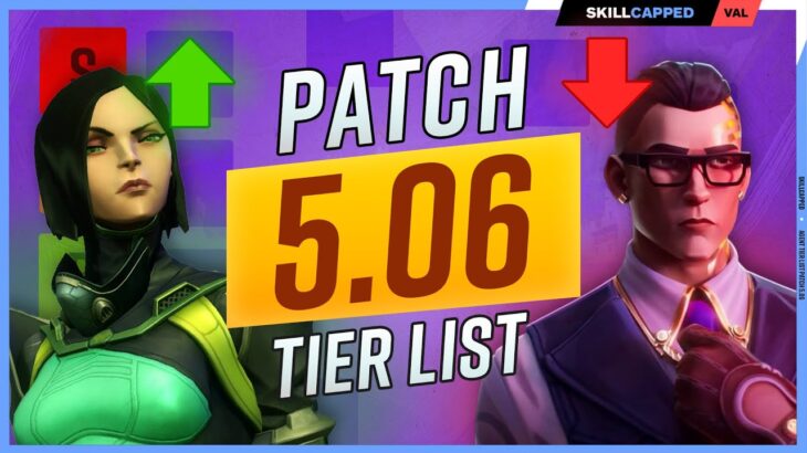 NEW Agent Tier List Patch 5.06 – NEW CHAMPIONS META? – Valorant Guide