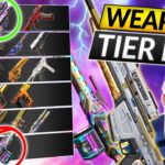 NEW UPDATED WEAPONS TIER LIST – BEST GUNS in Valorant for Patch 5.06 – Update Guide