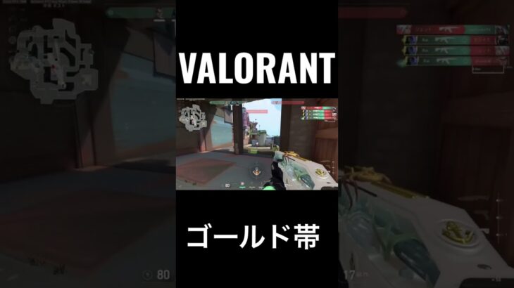 ゴールド帯の神エイム #VALORANT #valorantclip #ヴァロラント