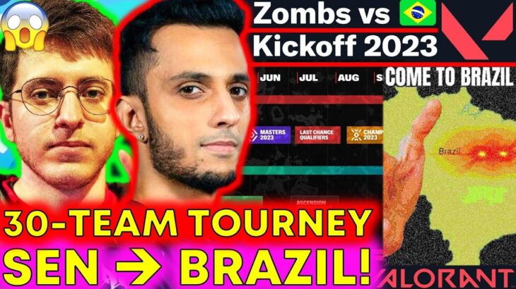 VCT Schedule REVEALED: Zombs vs Brazil DRAMA at Kickoff?! 🌶️ VALORANT News