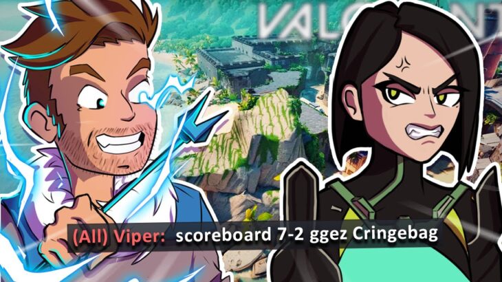Most Toxic Viper player overestimated her skills VS my Sova