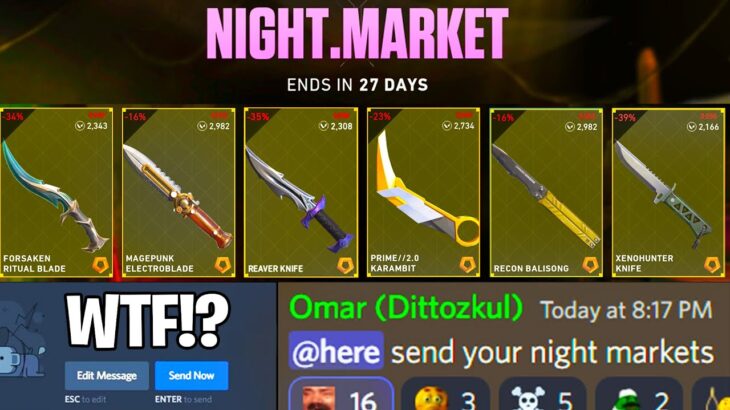I asked 70,000 Players to send their Night Markets