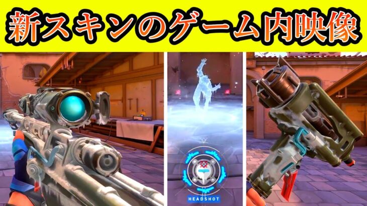 【valoニュース】新スキン”クライオステイシス”のゲーム内映像！！進化するスキン！魅力的なフィニッシャー！！【VALORANT】