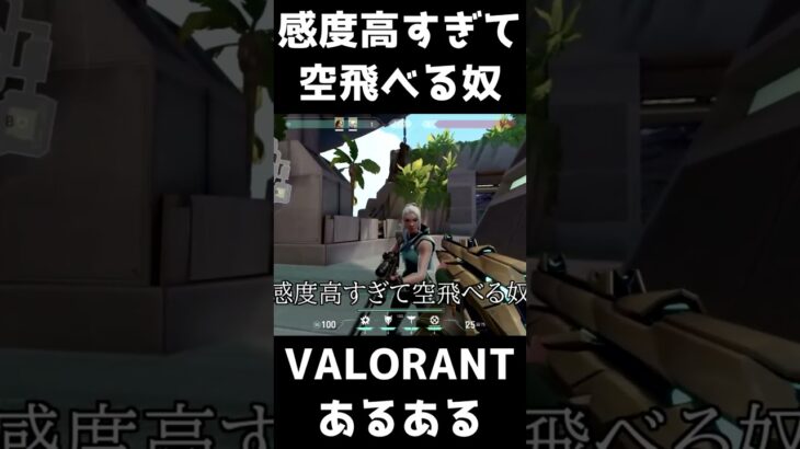 【VALORANTあるある】感度高すぎて空飛べる