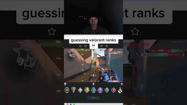 SINATRAA GUESSING VALORANT RANKS 💀💀