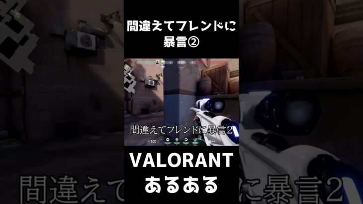 【VALORANTあるある】間違えてフレンドに暴言②