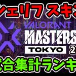 [VALORANT] Masters Tokyo 2023 全試合集計 シェリフ スキンランキング [ヴァロラント]