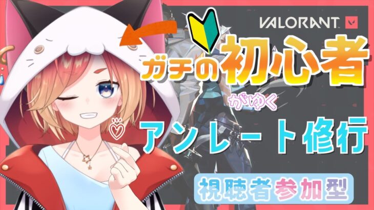 【参加OK】そろそろランクにいけるようになるらしい？？？【VALORANT/ヴァロラント】