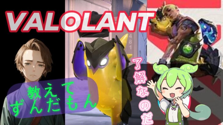 【VALORANT】コンペいけるように　レベル上げ　＃VALORANT　＃ヴァロラント　＃参加型　＃ずんだもん