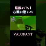 #shorts 最後の1v1、心臓に悪いｗ【ヴァロラント/valorant】#valorant  #ヴァロラント