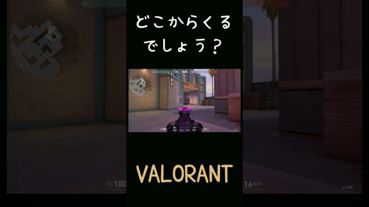 運に全振りしたポジション【VALORANT / ヴァロラント】#valorant キル集 #valorant立ち回り #valorantクリップ