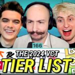 THE OFFICIAL 2024 VCT TIER LIST — Plat Chat VALORANT Ep. 166