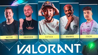 LE RETOUR DES FIVE STACK 😈 !! (Valorant ft. Squeezie, Brawks, Itachi & Akytio)