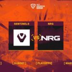 Sentinels vs. NRG – VCT Americas Kickoff – Playoffs – Map 1