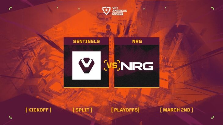 Sentinels vs. NRG – VCT Americas Kickoff – Playoffs – Map 3