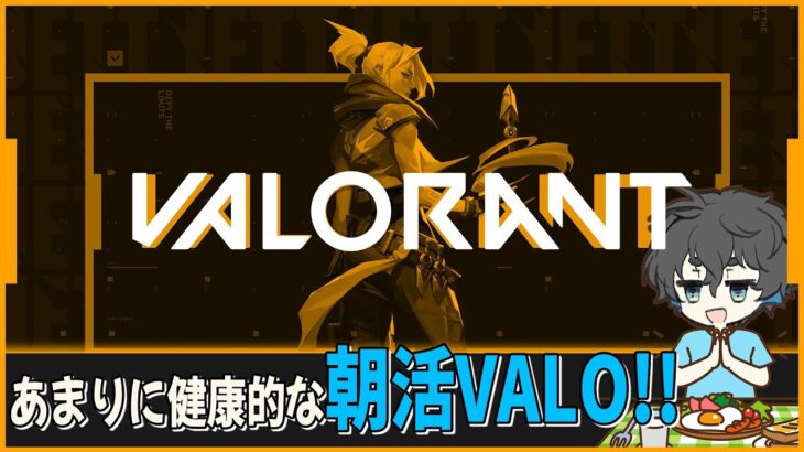 【#VALORANT】健康的な朝VALO 日曜日だし外暑いから家でゴールド目指そう【参加型】