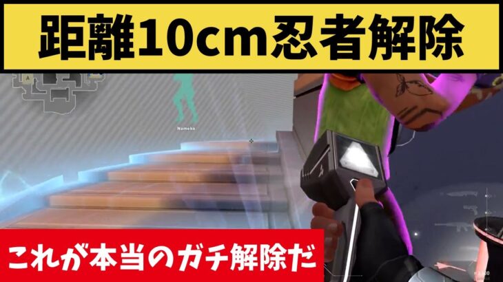 距離わずか10cm!!これが本当のガチ忍者解除！奇跡すぎるｗ【VALORANT】【クリップ集】