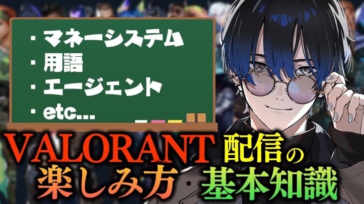 【VALORANT】質問アリ！配信でヴァロ配信の楽しみ方と知識、教えます。【青桐エイト/ネオポルテ】