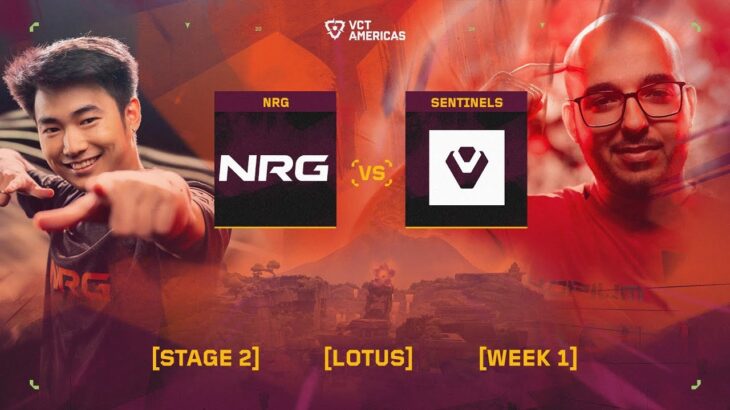 NRG vs Sentinels – VCT Americas Stage 2 – W1D1 – Map 1