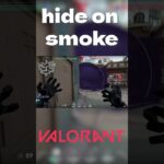 hide on smoke #valorant #valorantclips #shorts #ヴァロラント