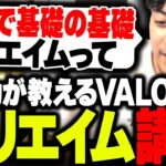 プリエイムの簡単なやり方をアイアン・ブロンズ帯の初心者を集めてコツを教えるボドカ【VALORANT】