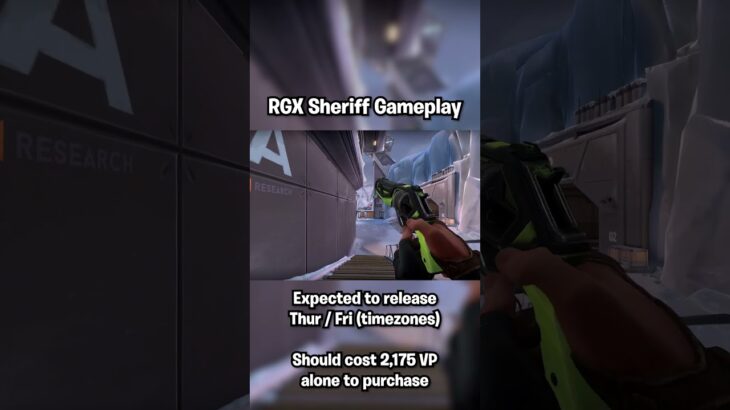 VALORANT RGX Sheriff Gameplay