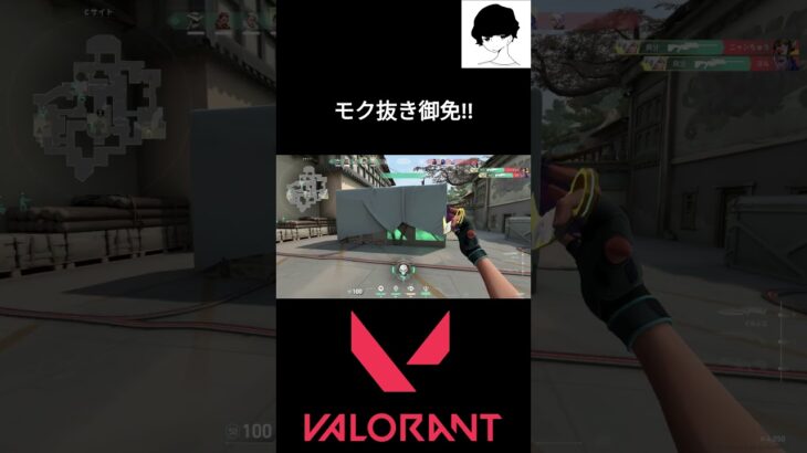 モク抜き御免!! #valorant #valorantクリップ #ゲーム実況  #valorantキル集 #ヴァロラント #valorantハイライト #valorantclips