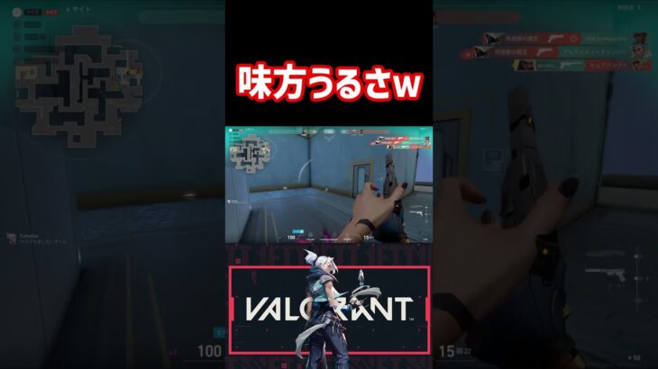 1vs2やってるのに喧嘩すんな#valorant #ヴァロラント