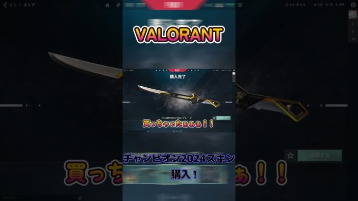 【チャンピオンスキン】チャンピオン2024スキン買ったぞー！【VALORANT】