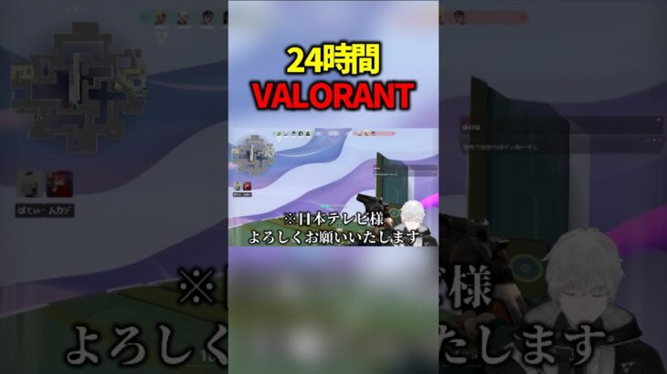 24時間VALORANTテレビ　#valorant  #ヴァロラント #valorantclips #ぽてぃー