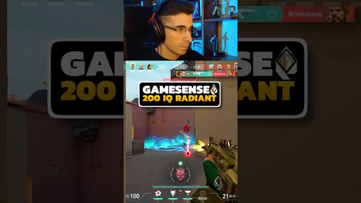 Gamesense de 1 Top Radiant (Clutch) 🏆 valorant live streamer gameplay highlights daily clips