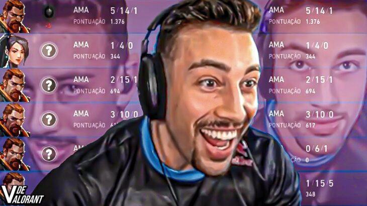 O Streamer Mais Engraçado do Valorant…