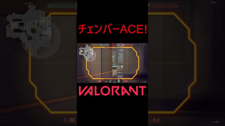 【VALORANT】チェンバーACE #shorts #valorant #valorantclips #valorantクリップ #valorantキル集 #ヴァロラント #valorantショート