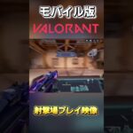 モバイル版VALORANT射撃場プレイ映像【VALO】