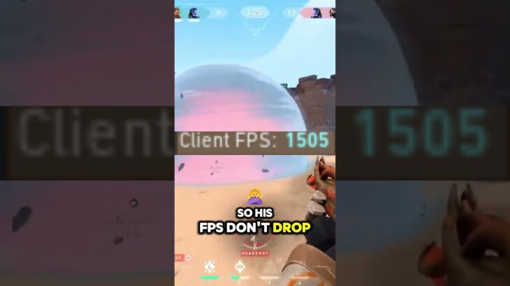 Why Benjyfishy has 200 FPS in Valorant…